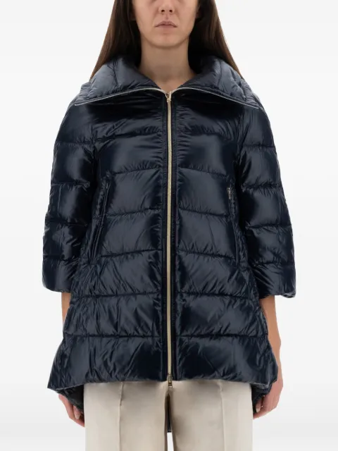 Herno zip quilted coat