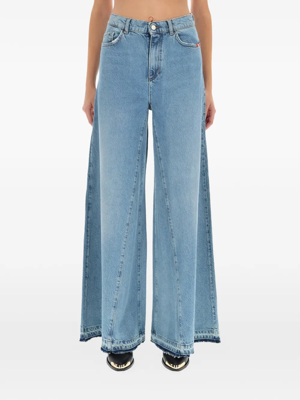 AMISH frayed jeans | Blue | Image 1