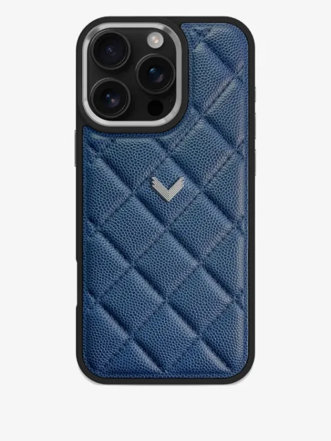VELANTE funda para iPhone 16 Pro capitonada