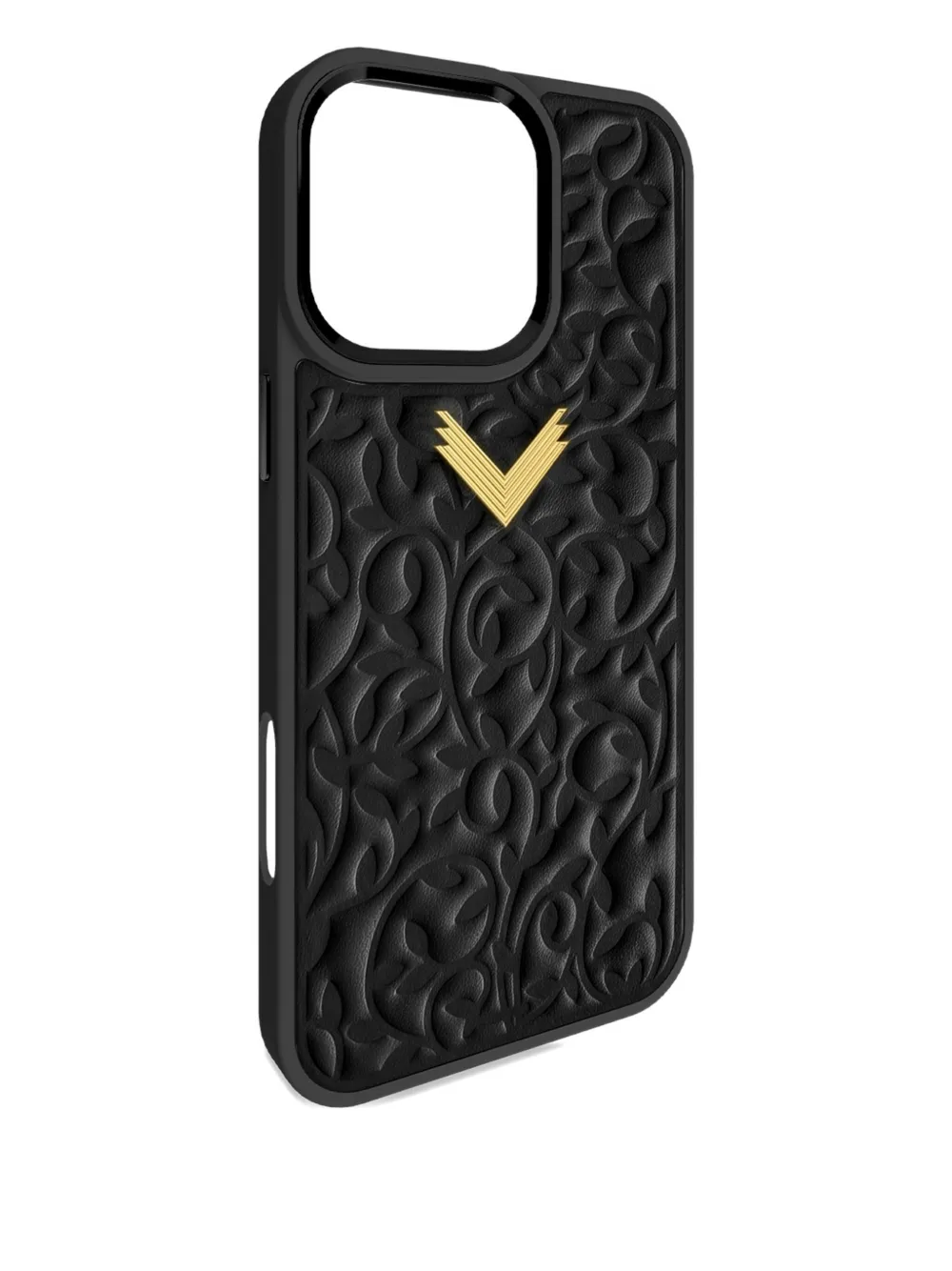 Floral-Embossed Iphone 16 Pro Phone Case