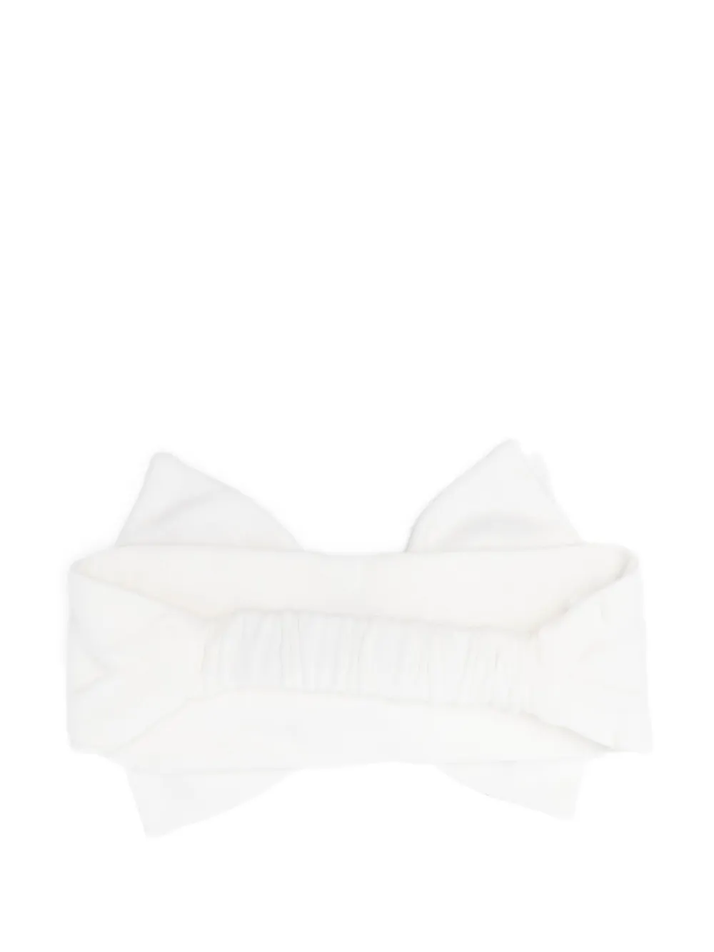 Monnalisa Haarband met roosdetail Wit