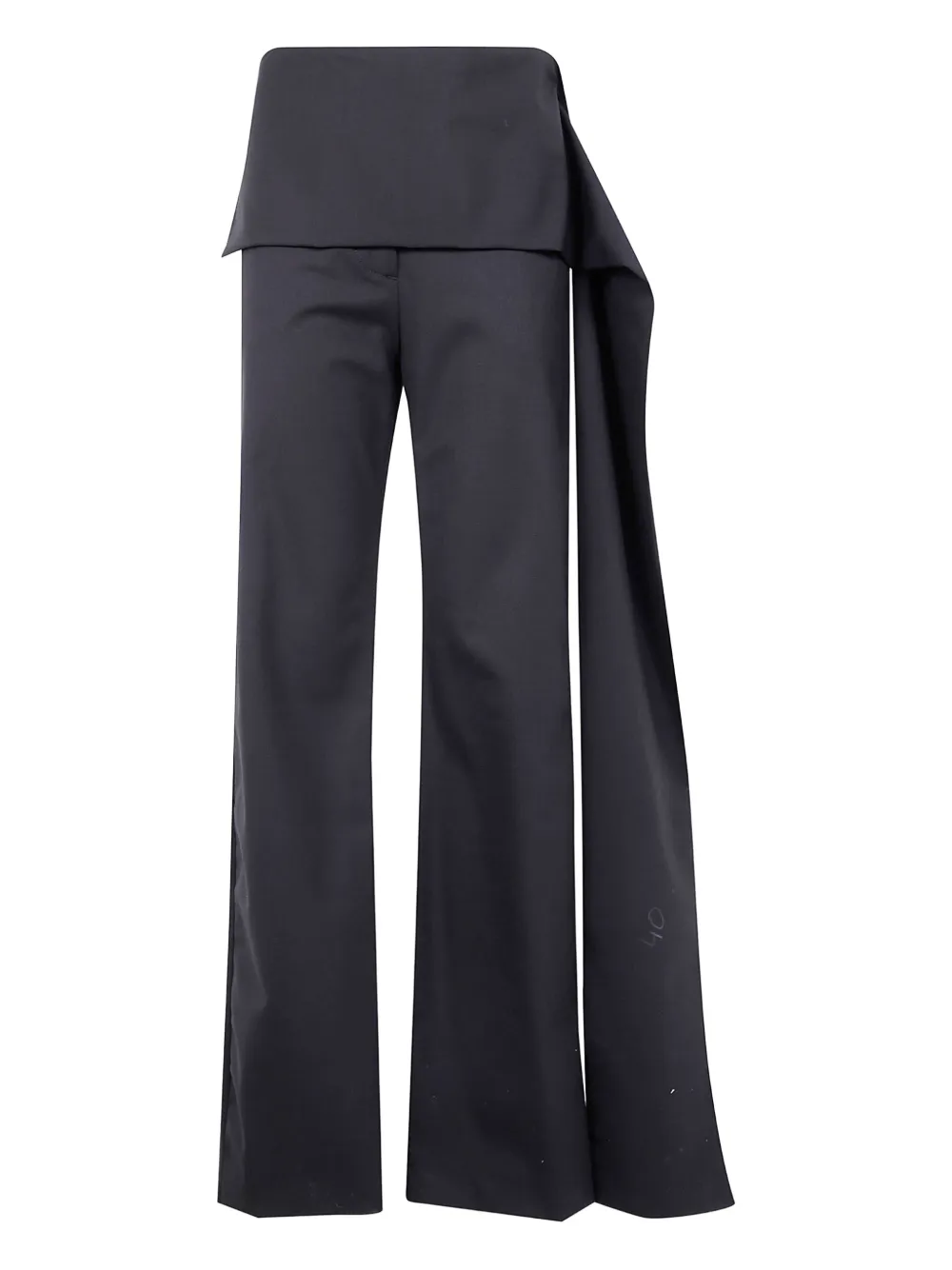 THELATEST drape-detail trousers | Black | Image 1