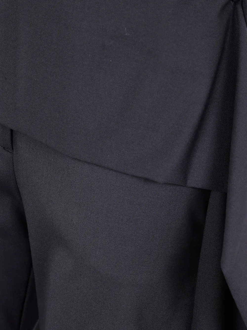 THELATEST Broek met gedrapeerd detail Zwart