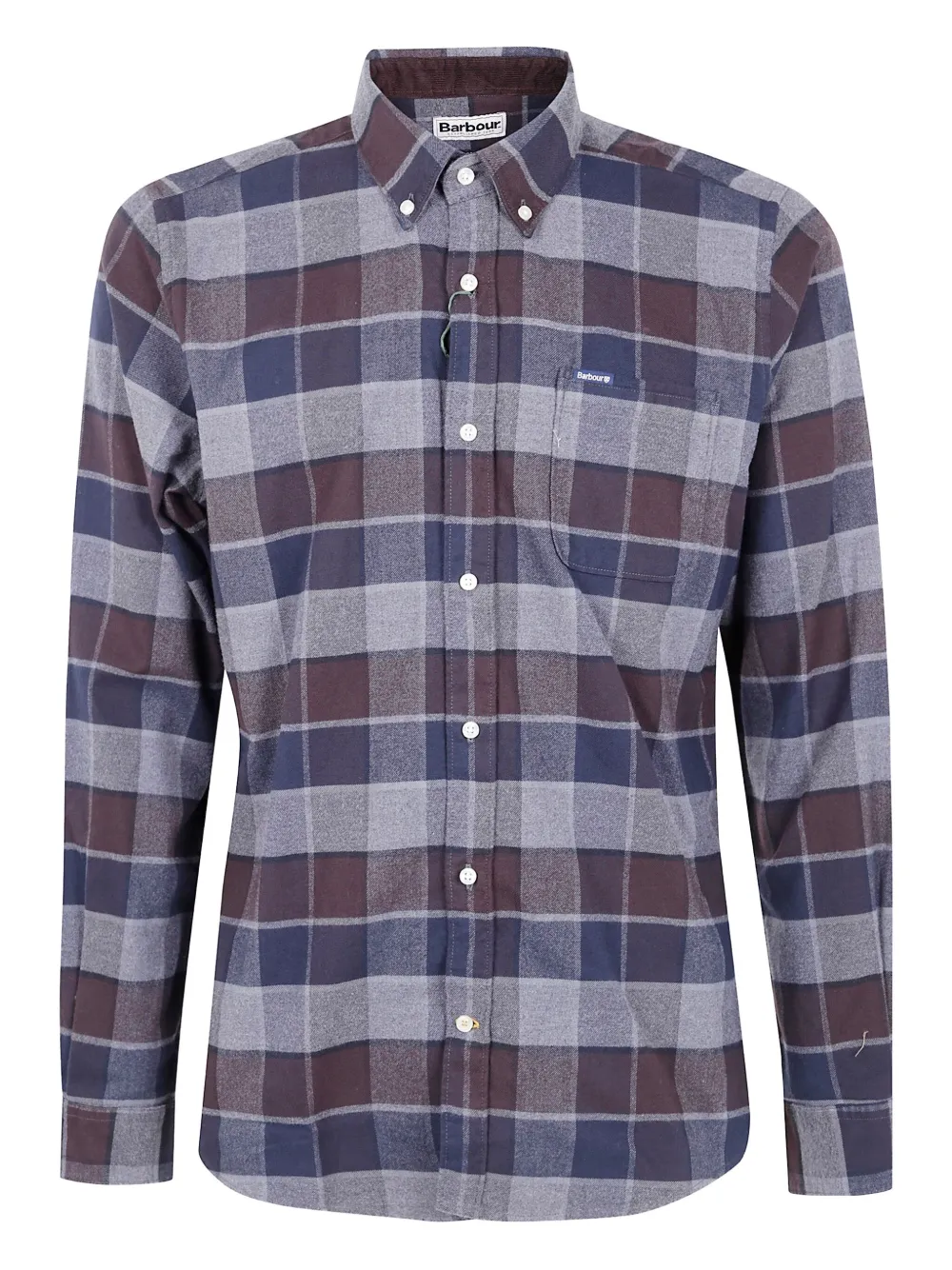 Barbour buttoned checked shirt | Blue | Image 1
