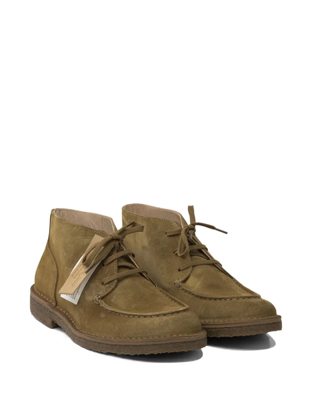 Astorflex Deukeflex Suede Lace-up Boots In Brown