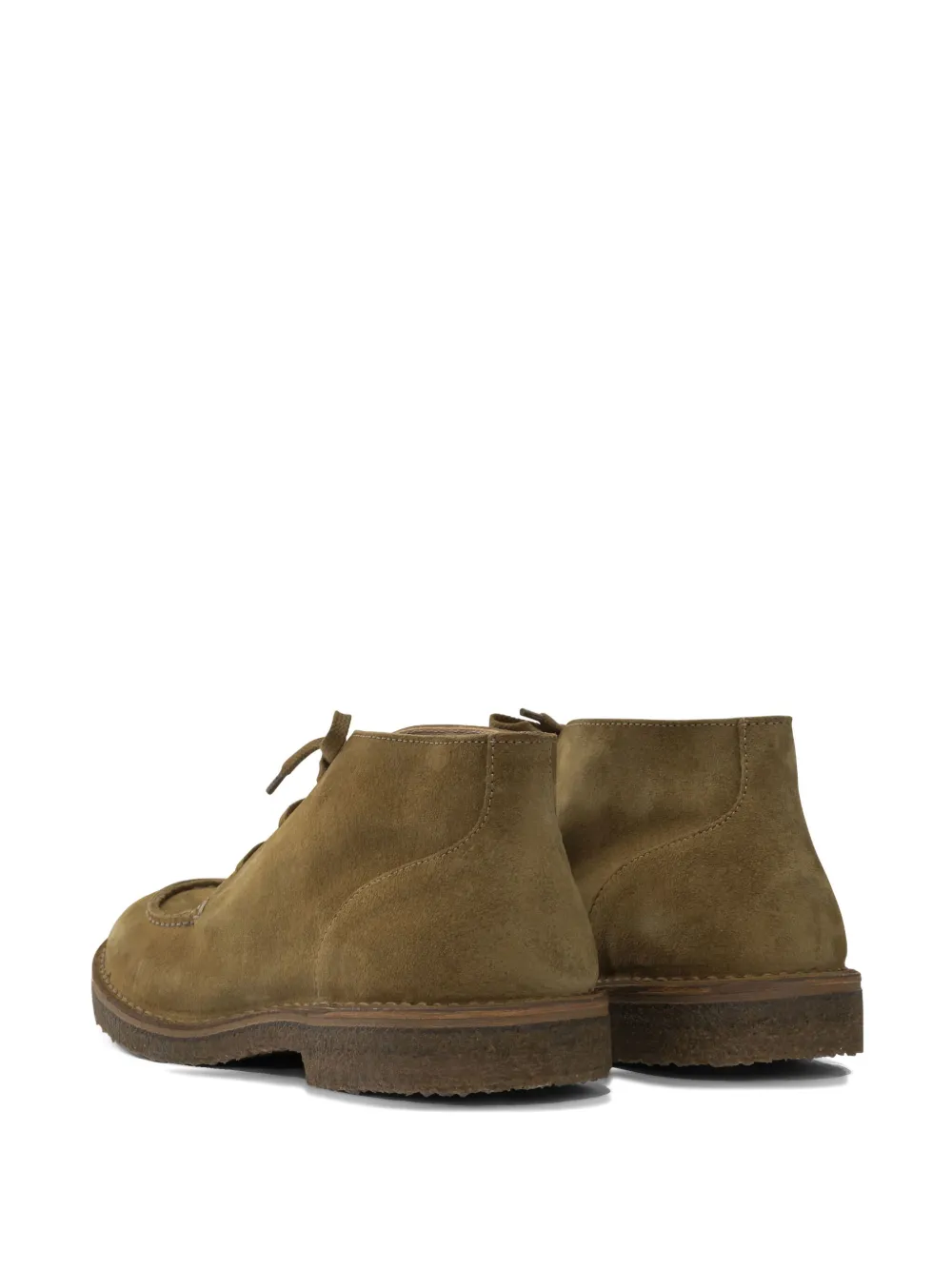 Astorflex Deukeflex Suede Lace-up Boots In Brown