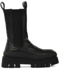 Copenhagen elastic-panel platform boots - Black