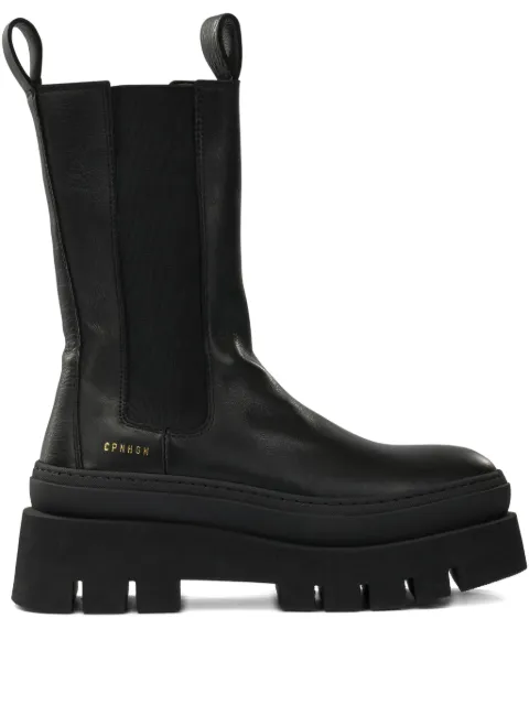 Copenhagen elastic-panel platform boots