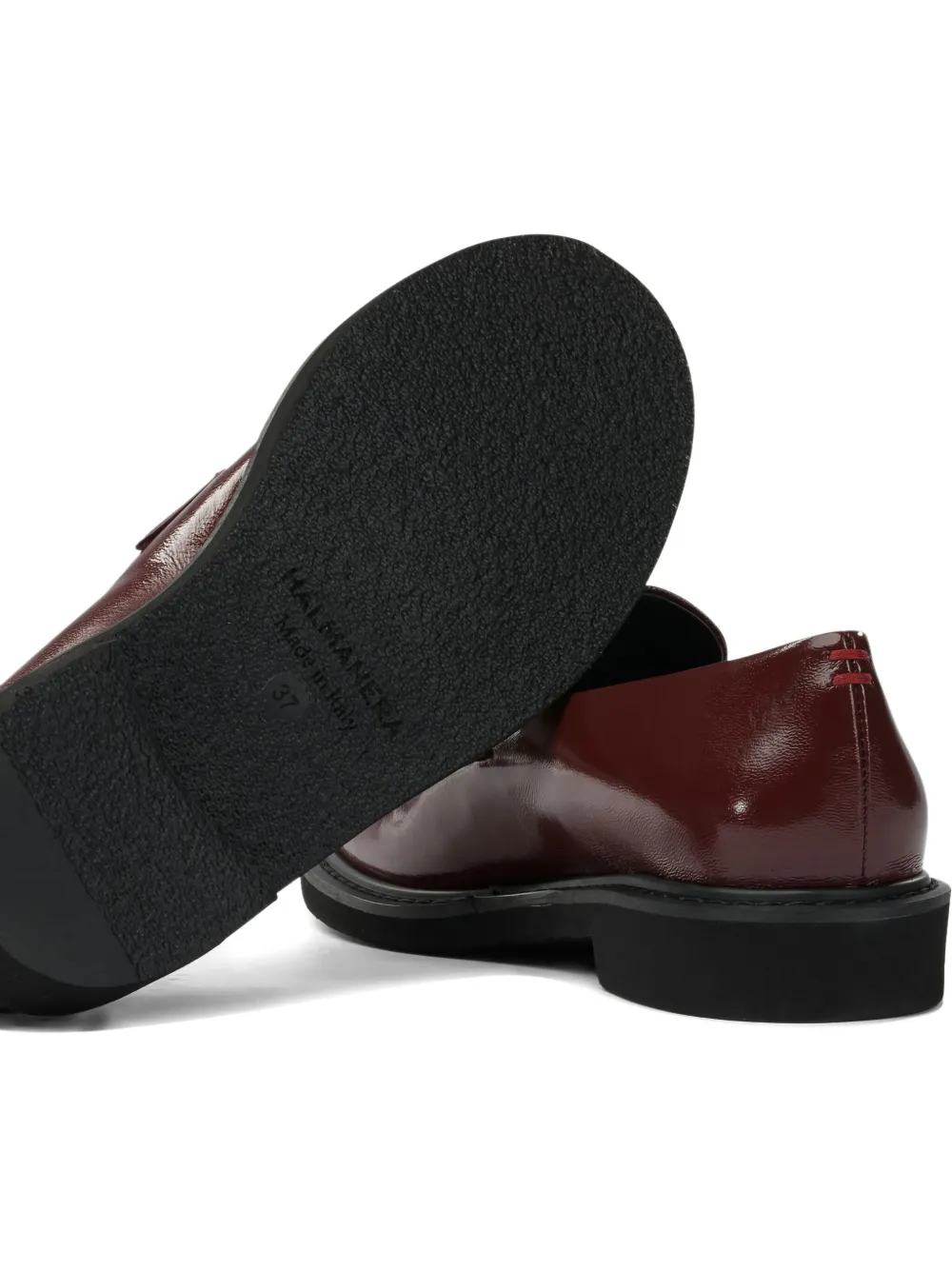 Halmanera Loafers van lakleer Rood