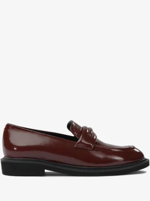 Halmanera mocassins en cuir verni