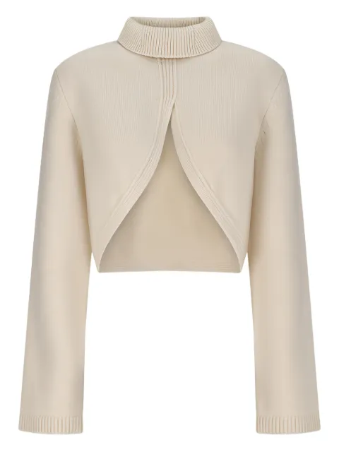 Alaïa Suéter gola alta com recorte vazado