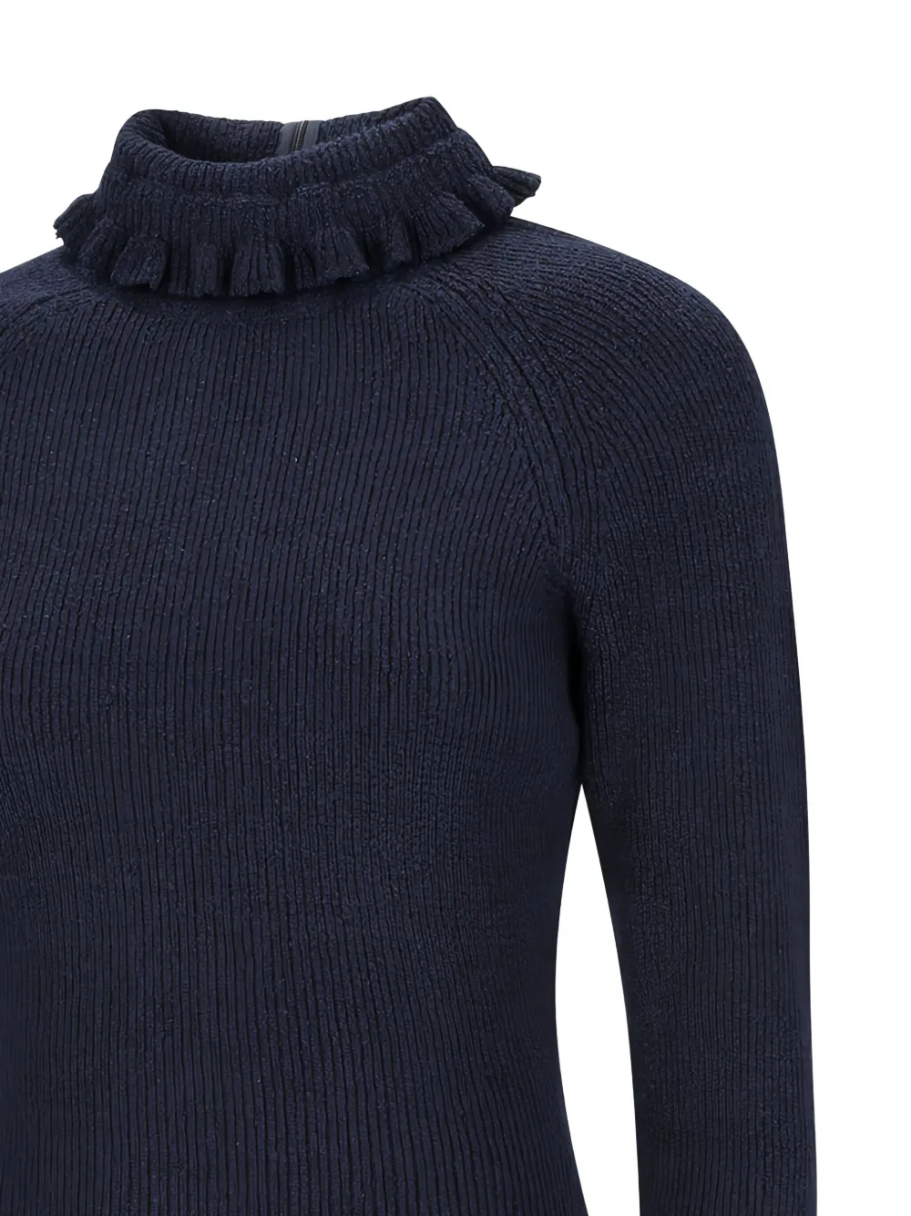 Ruffled Long-Sleeve Top