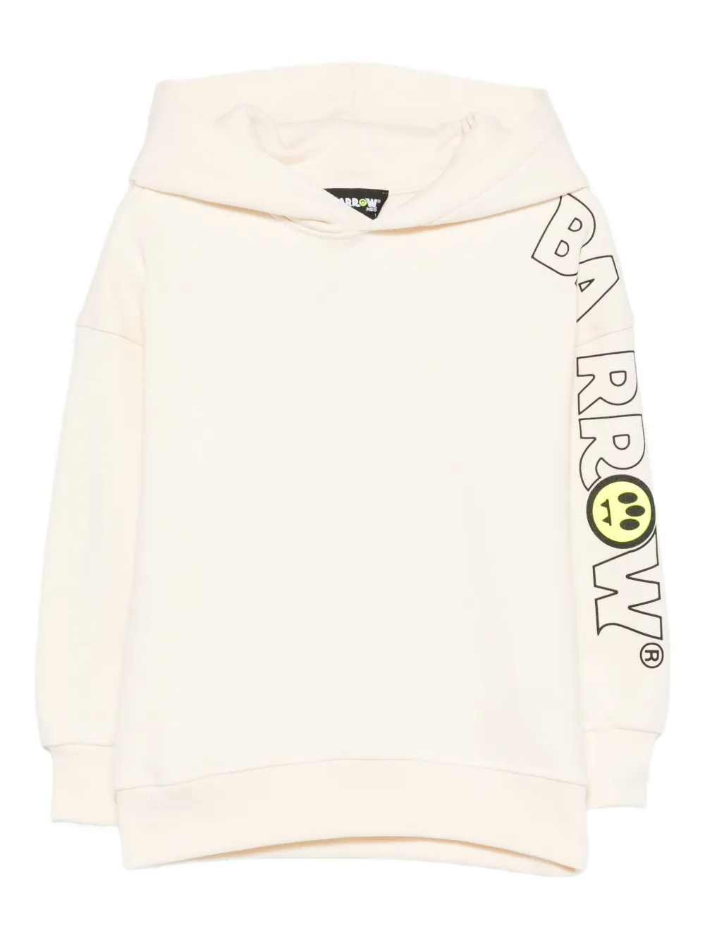 Barrow kids logo-print hoodie - Toni neutri