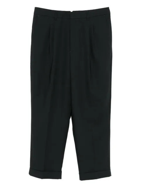 AMI Paris pleated cropped trousers
