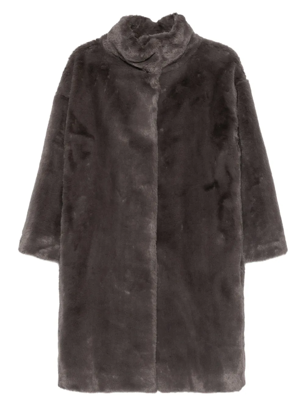 Herno abrigo con cuello alzado | gris | Image 1