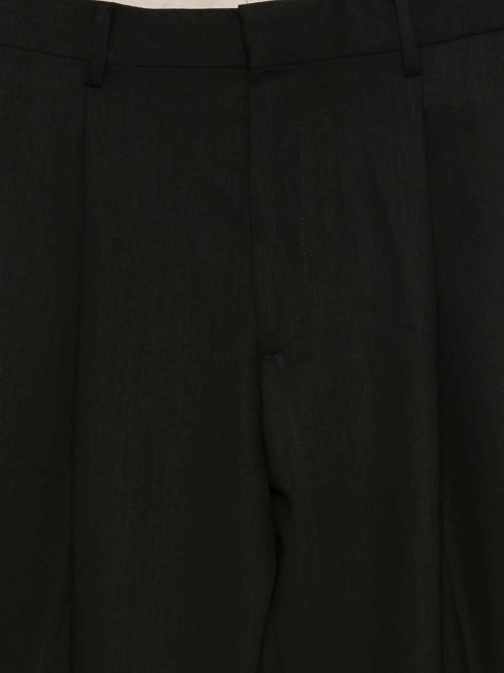 Costumein Broek met geplooid detail Zwart