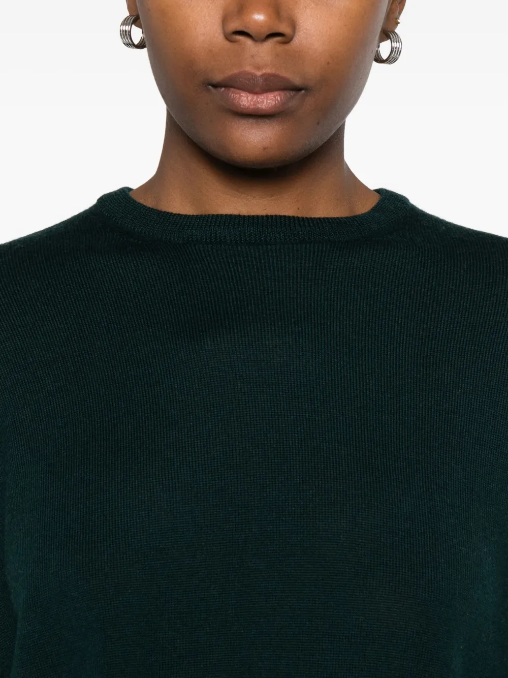 Aragona Fine-knit Jumper In Green