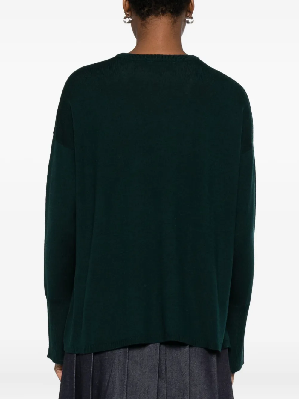 Aragona Fine-knit Jumper In Green