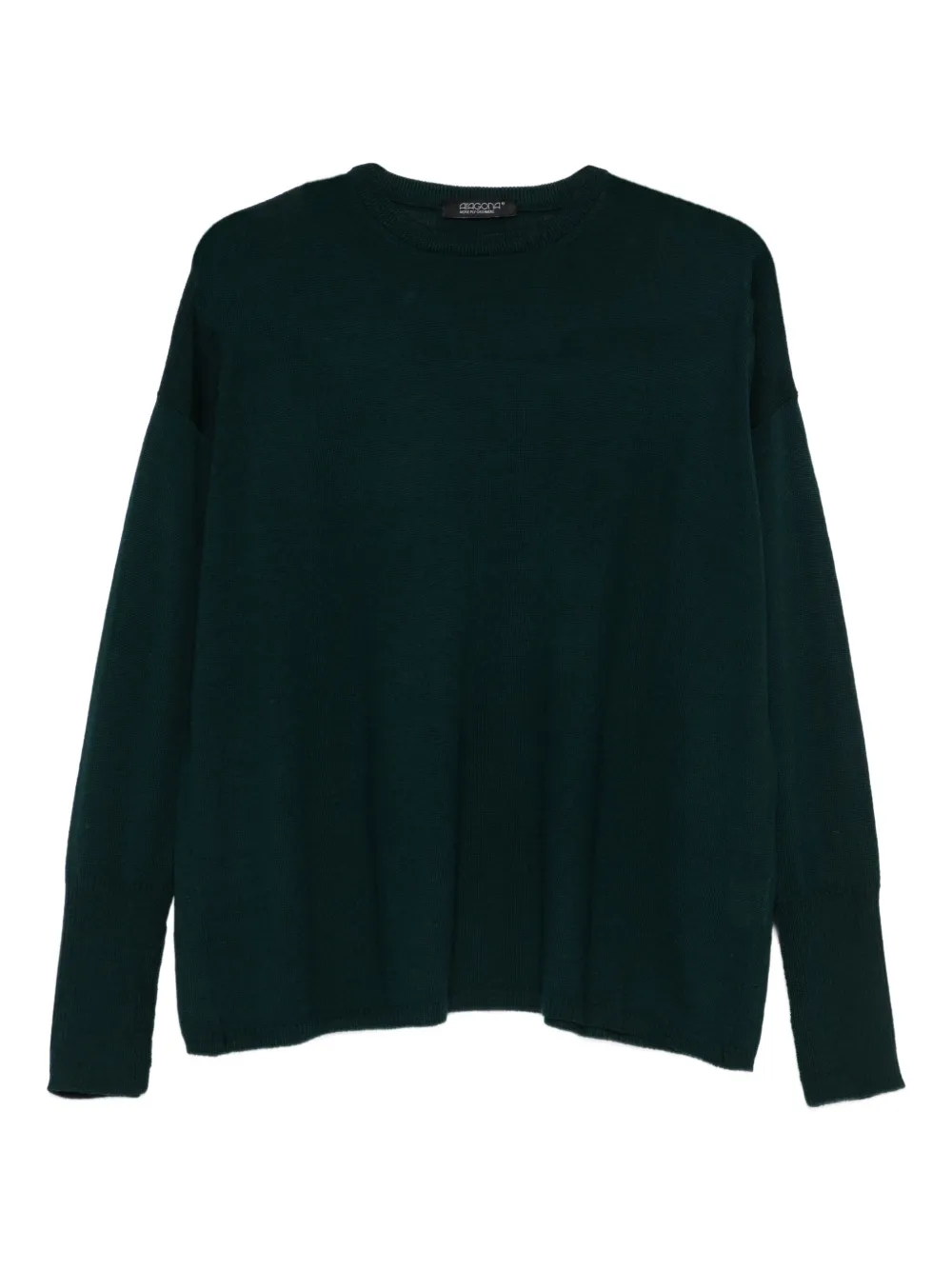 Aragona Fine-knit Jumper In Green