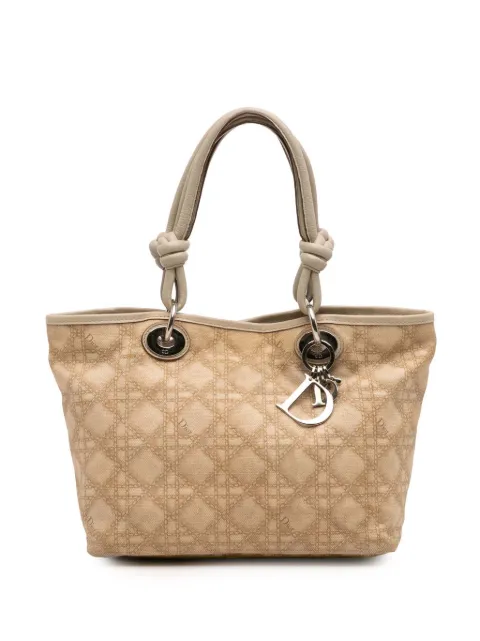 Christian Dior Pre-Owned شنطة عملية 'شيري' كانفا بخياطة كاناج وبطبعة 2008
