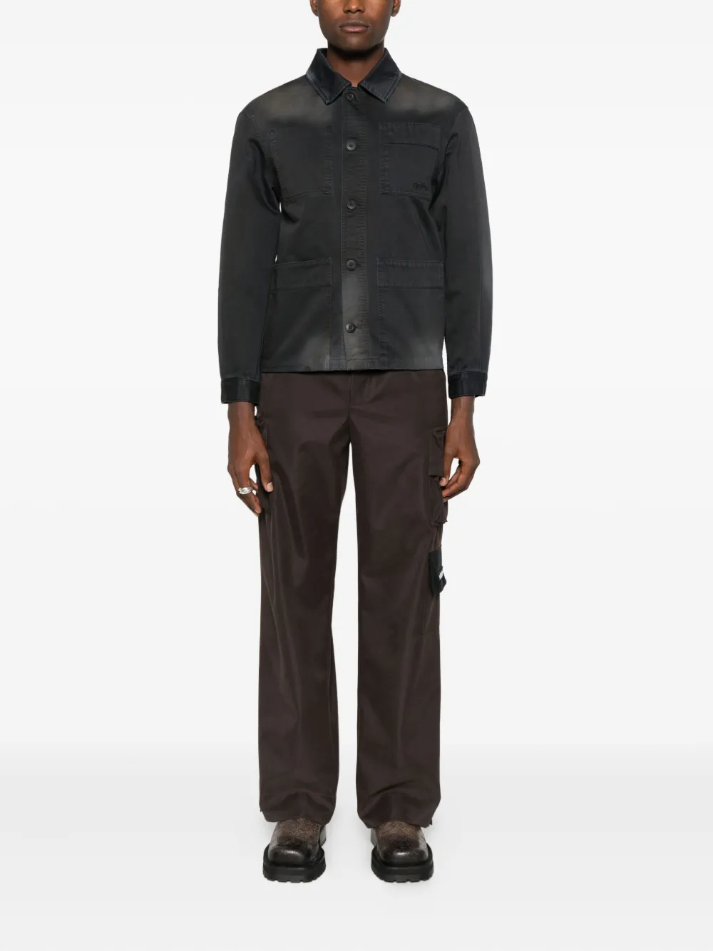 032c buttoned pocket jacket | Shirt Jackets | Image 2