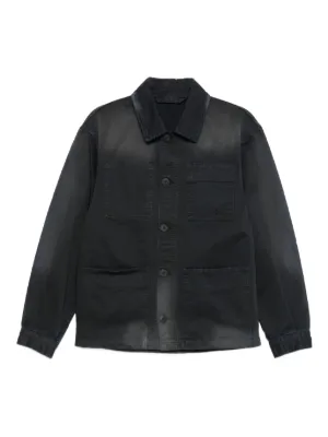 MM6 Maison Margiela クロップド トレンチコート | ブラック | FARFETCH JP