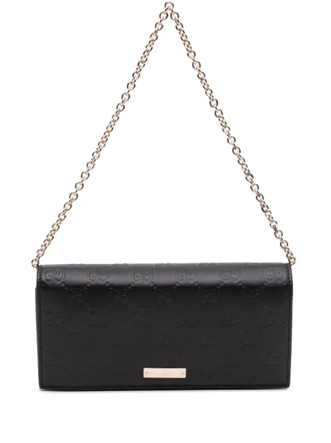 Gucci Pre-Owned 2000-2015 Guccissima Wallet on Chain shoulder bag