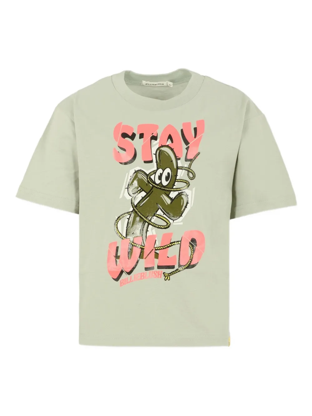 Billieblush graphic-print short-sleeve t-shirt | أخضر | Image 1