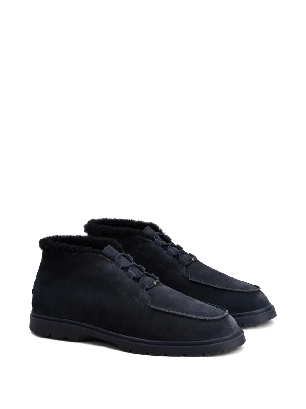 Tod's shearling lace-up boots | Desert Boots | Image 2