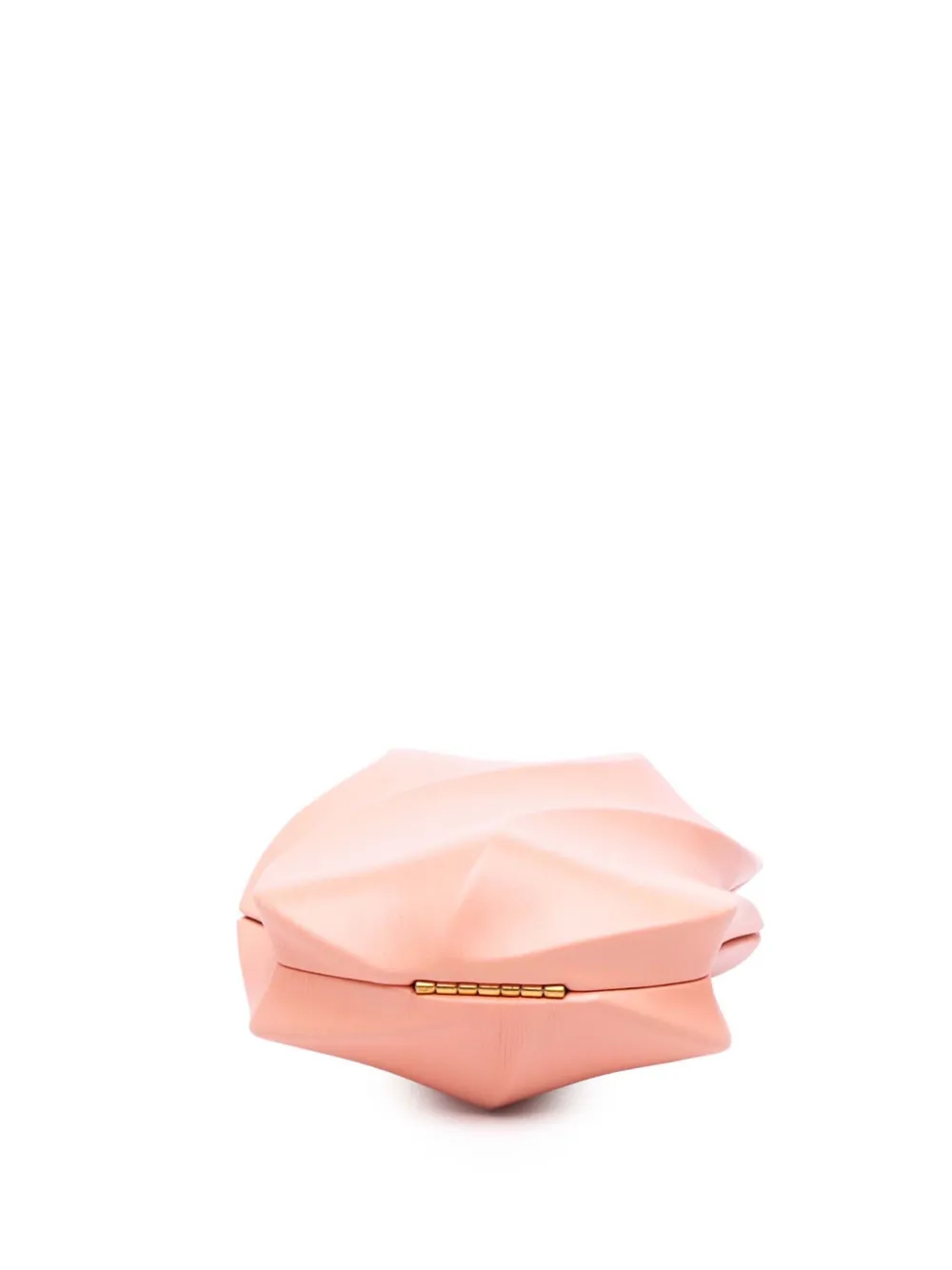 Pre-owned Bottega Veneta 2020-2025 Calfskin The Whirl Clutch Bag In Pink