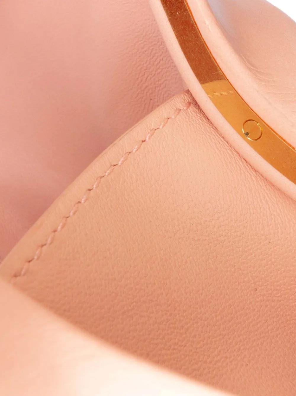 Pre-owned Bottega Veneta 2020-2025 Calfskin The Whirl Clutch Bag In Pink