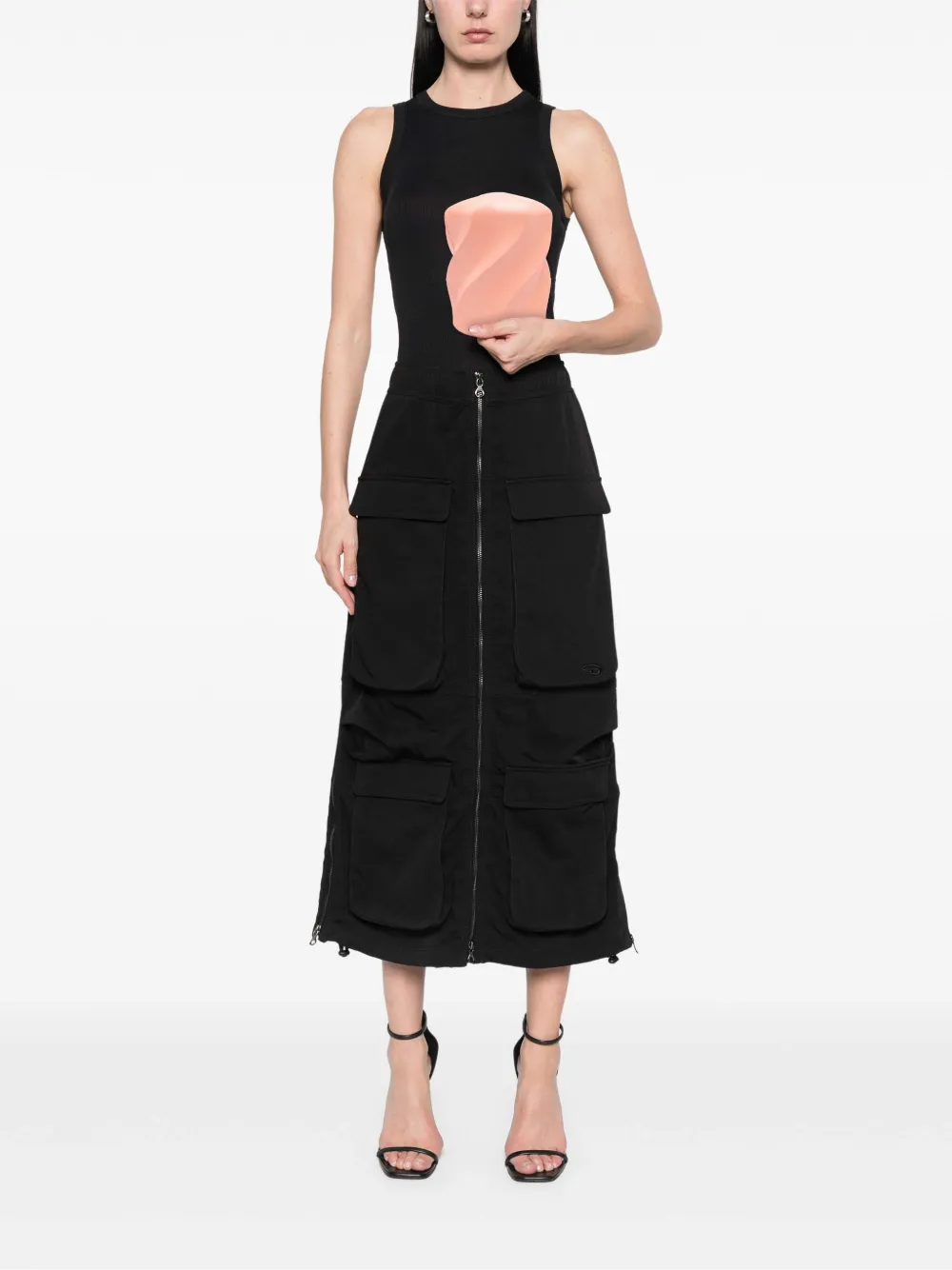 Bottega Veneta Pre-Owned 2020-2025 Calfskin The Whirl clutch bag | Pre-Owned | Image 2