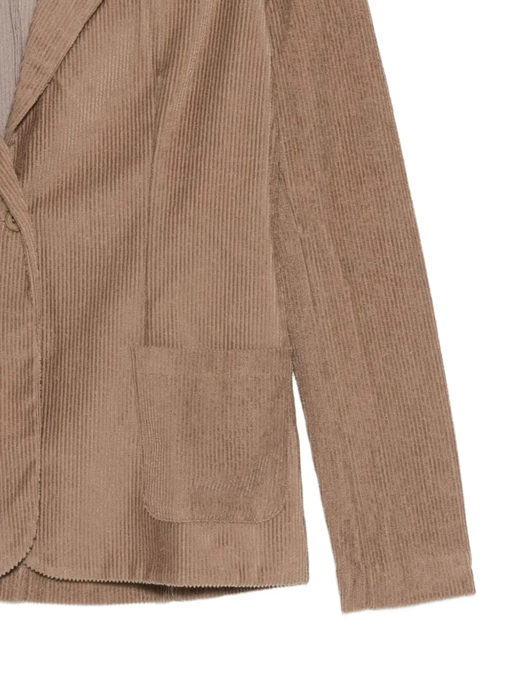 Majestic Buttoned Patch-pockets Blazer In Brown