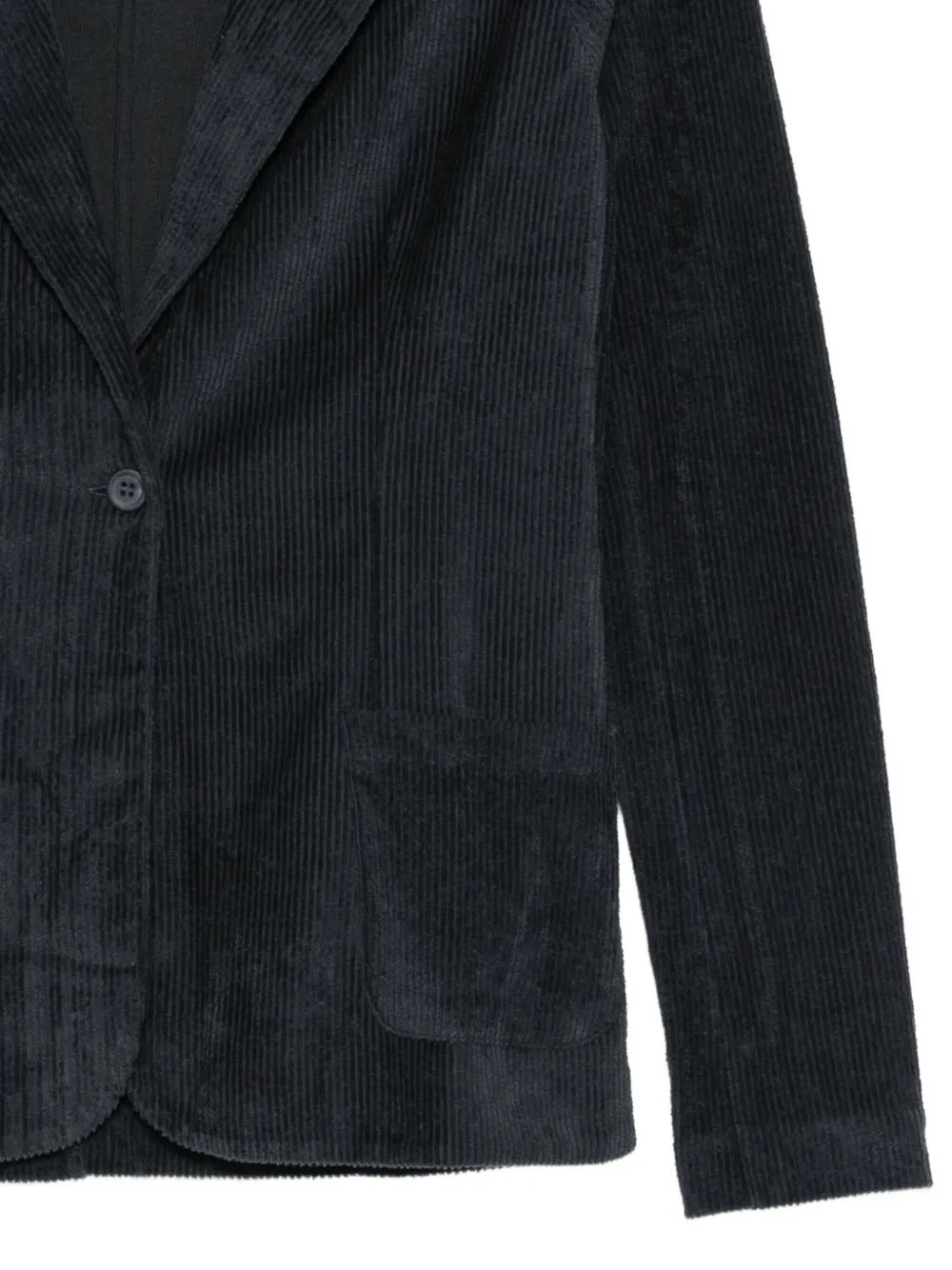 Majestic Buttoned Side-pockets Blazer In Black