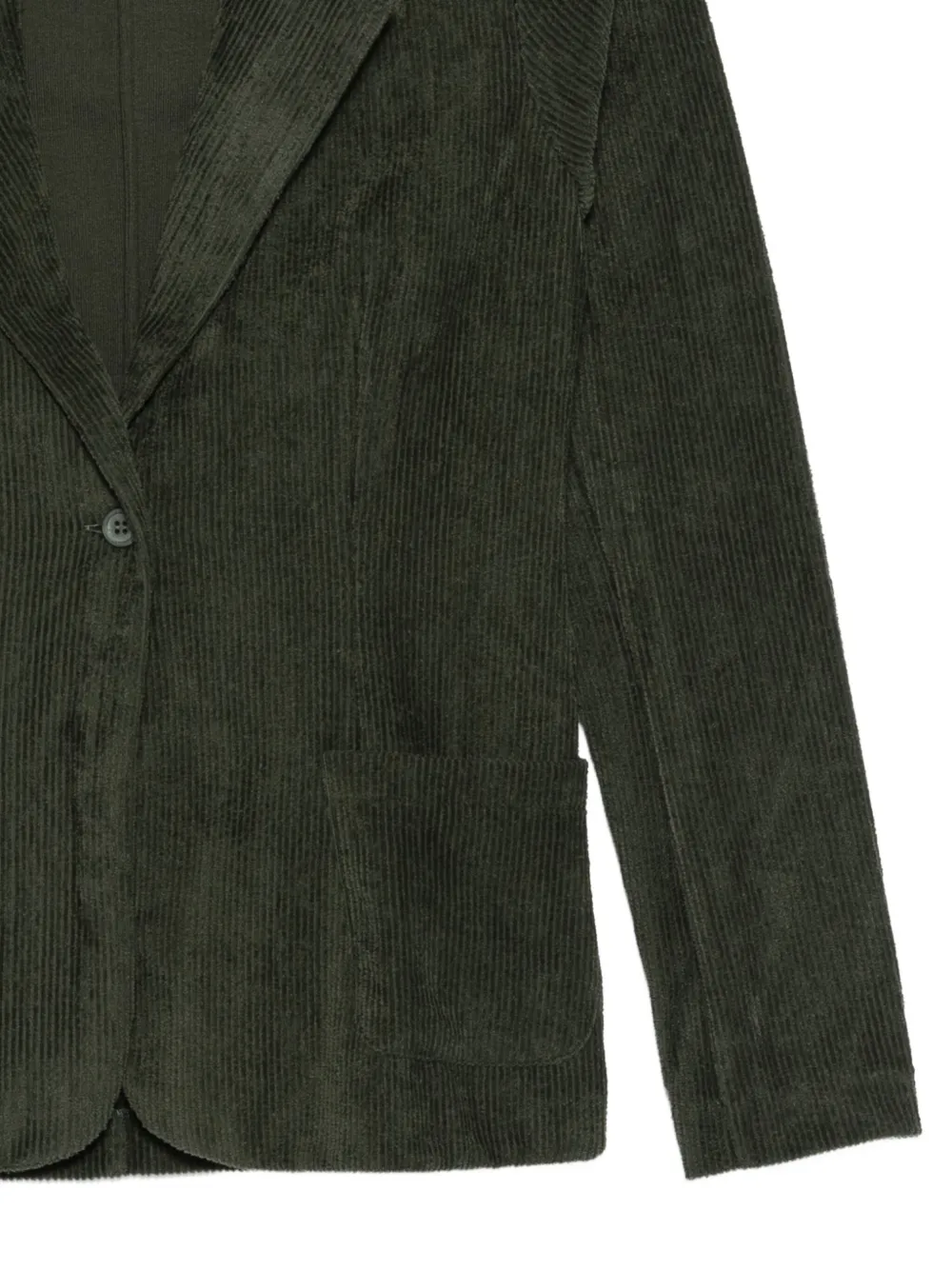 Majestic One-button Two-pocket Jacket In Green