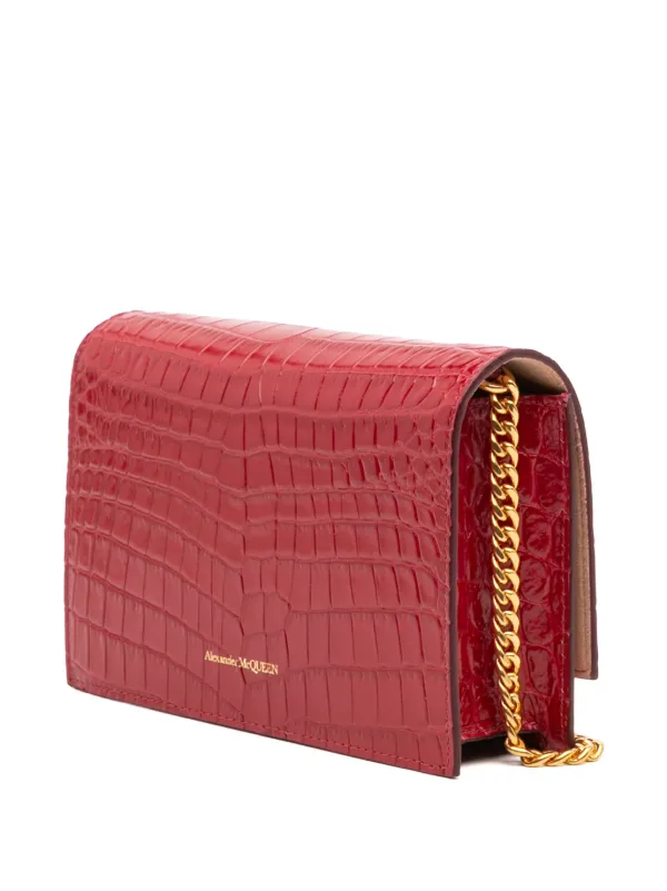 Alexander McQueen Pre-Owned 2010-2025 Small Crocodile Embossed