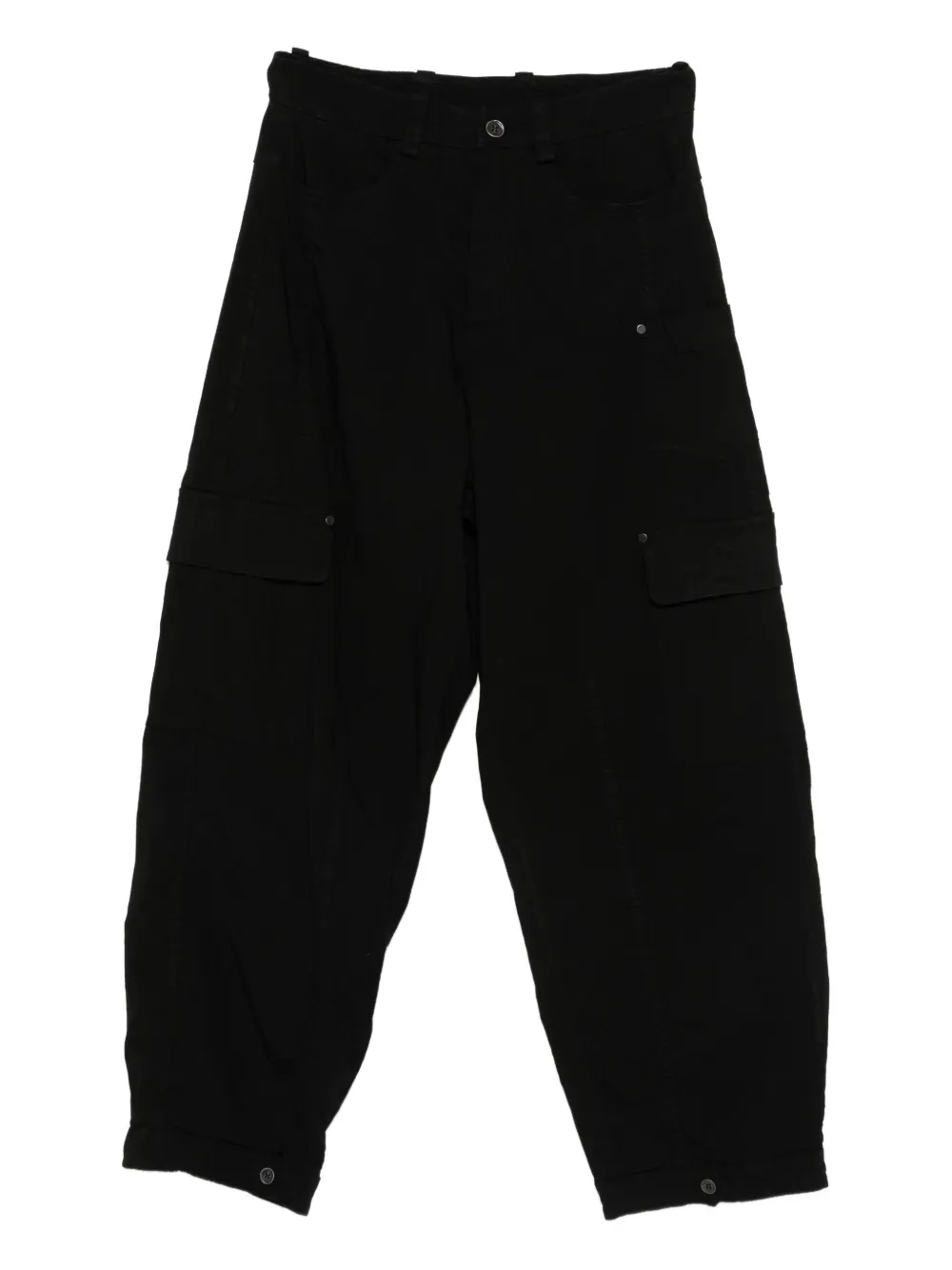 Masnada Cargo-pocket Trousers In Black