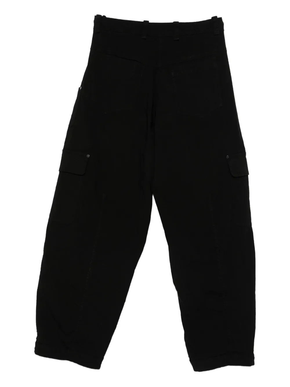 Masnada Cargo-pocket Trousers In Black