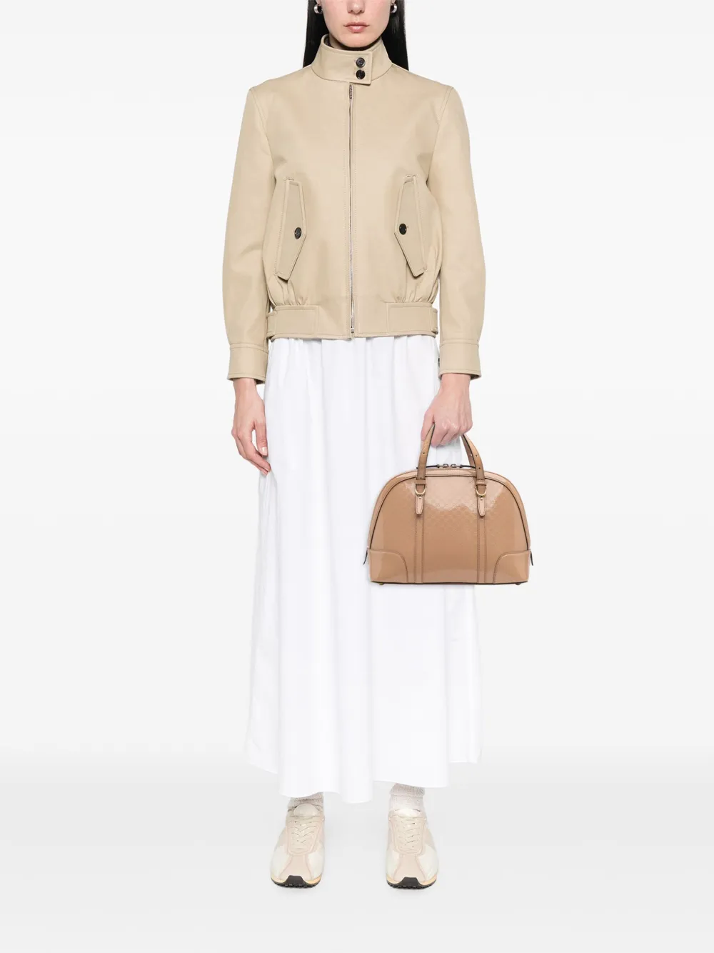 Gucci Pre-Owned 2016-2025 Small Microguccissima Patent Nice satchel | Pre-Owned | Image 2