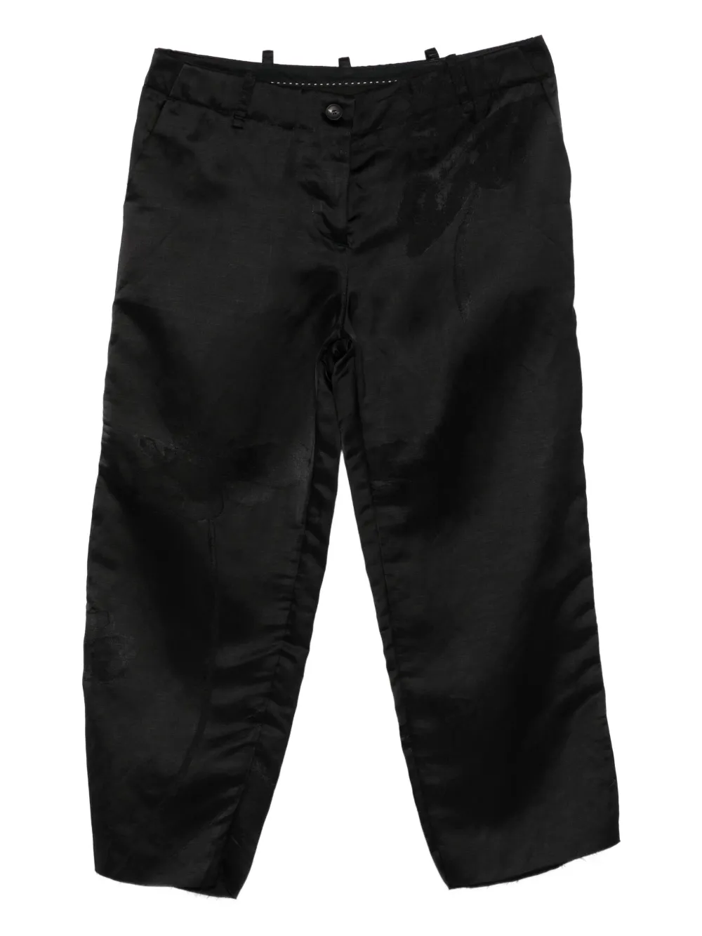 Masnada floral-print trousers | Black | Image 1
