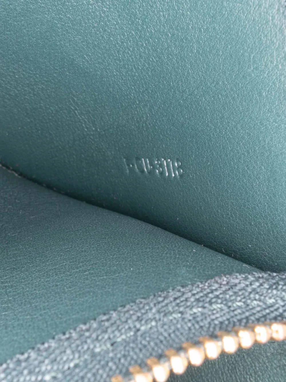 Pre-owned Celine 2018 Medium Shiny Smooth Calfskin Frame Shoulder Bag In Green