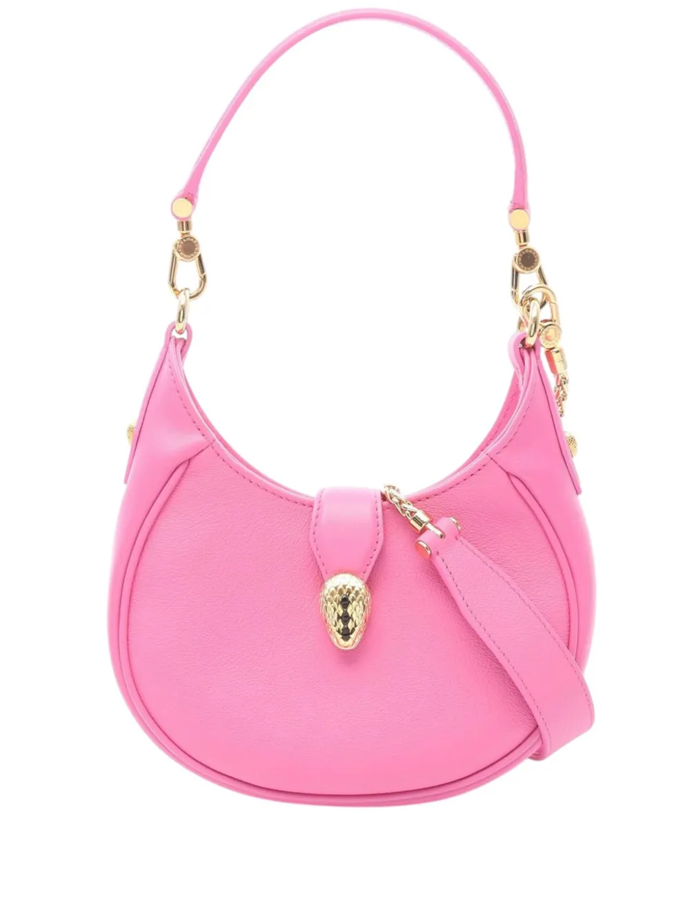 Bvlgari Pre-Owned 2010-2025 Small Leather Serpenti Ellipse satchel | Pink | Image 1
