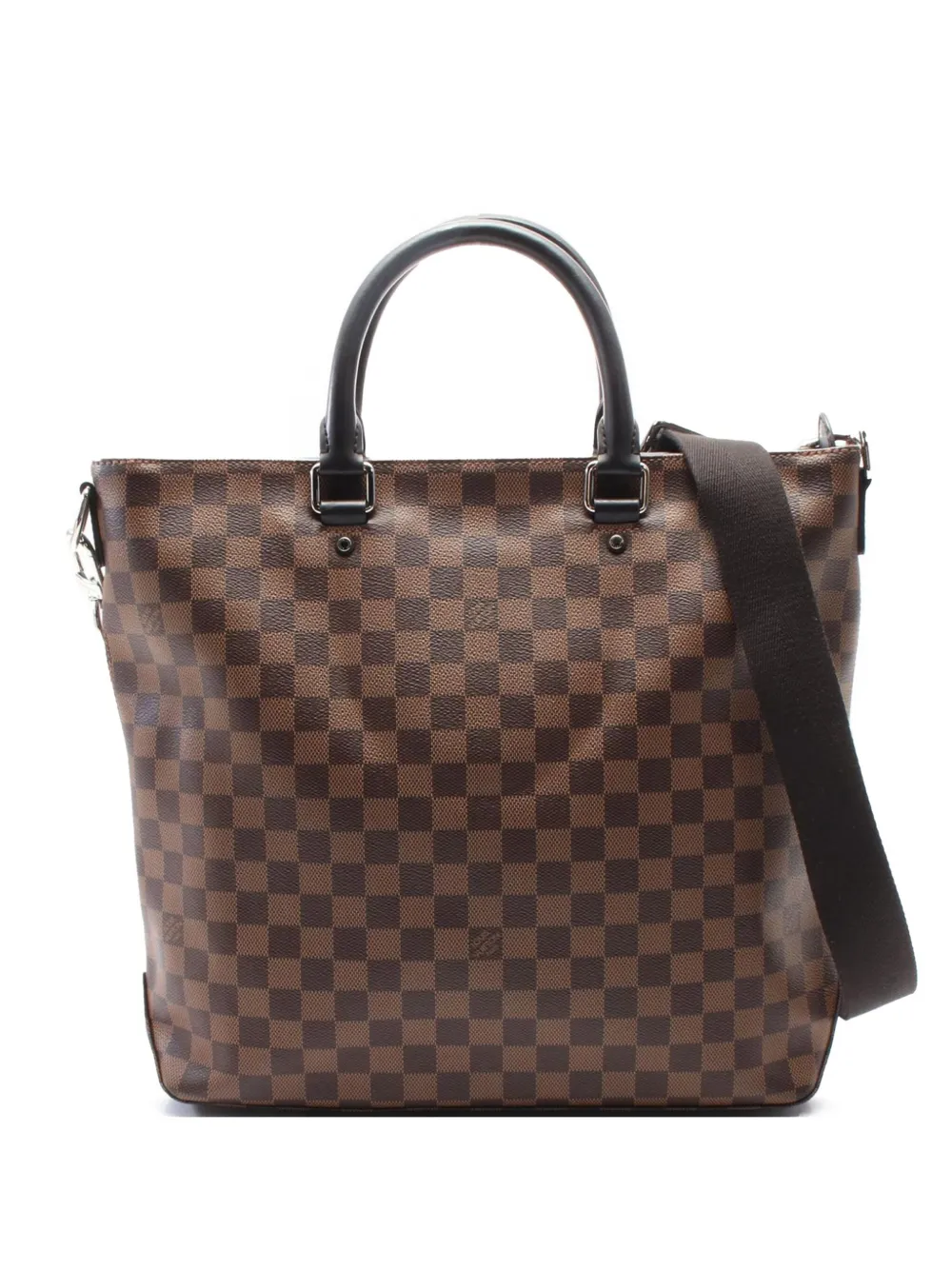 Louis Vuitton Pre-Owned 2015 ダミエ エベヌ ジェイク トート サッチェルバッグ - ブラウン Louis Vuitton Pre-Owned 2015 ダミエ エベヌ ジェイク トート サッチェルバッグ - ブラウン