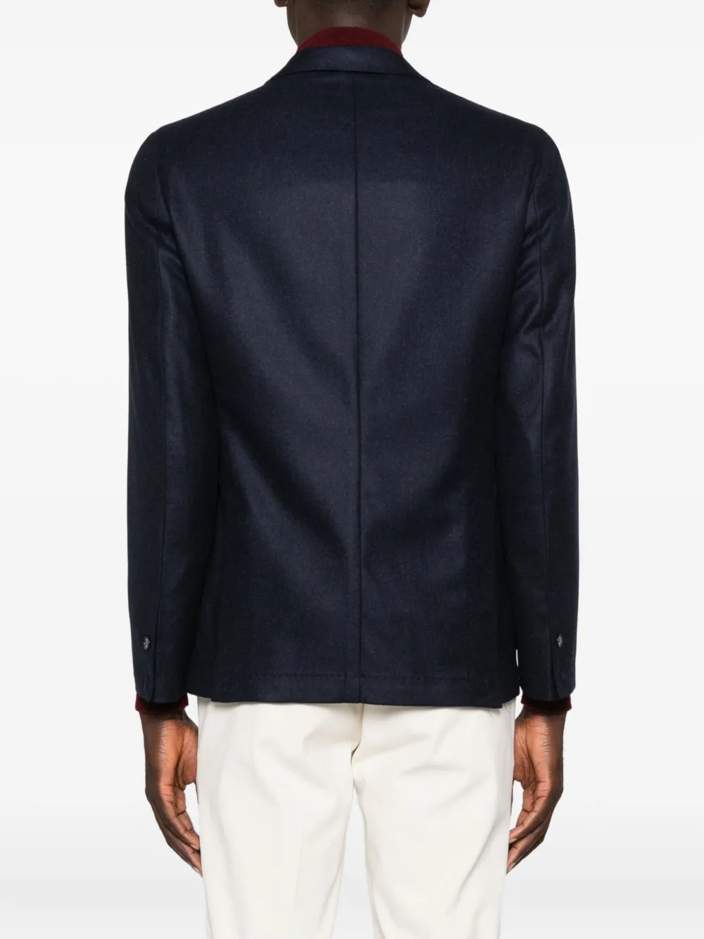 Barba Napoli Single-breasted Blazer In Blue