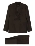 Lardini virgin wool-blend suit - Brown