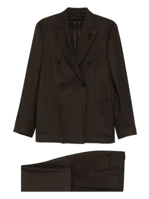 Lardini virgin wool-blend suit