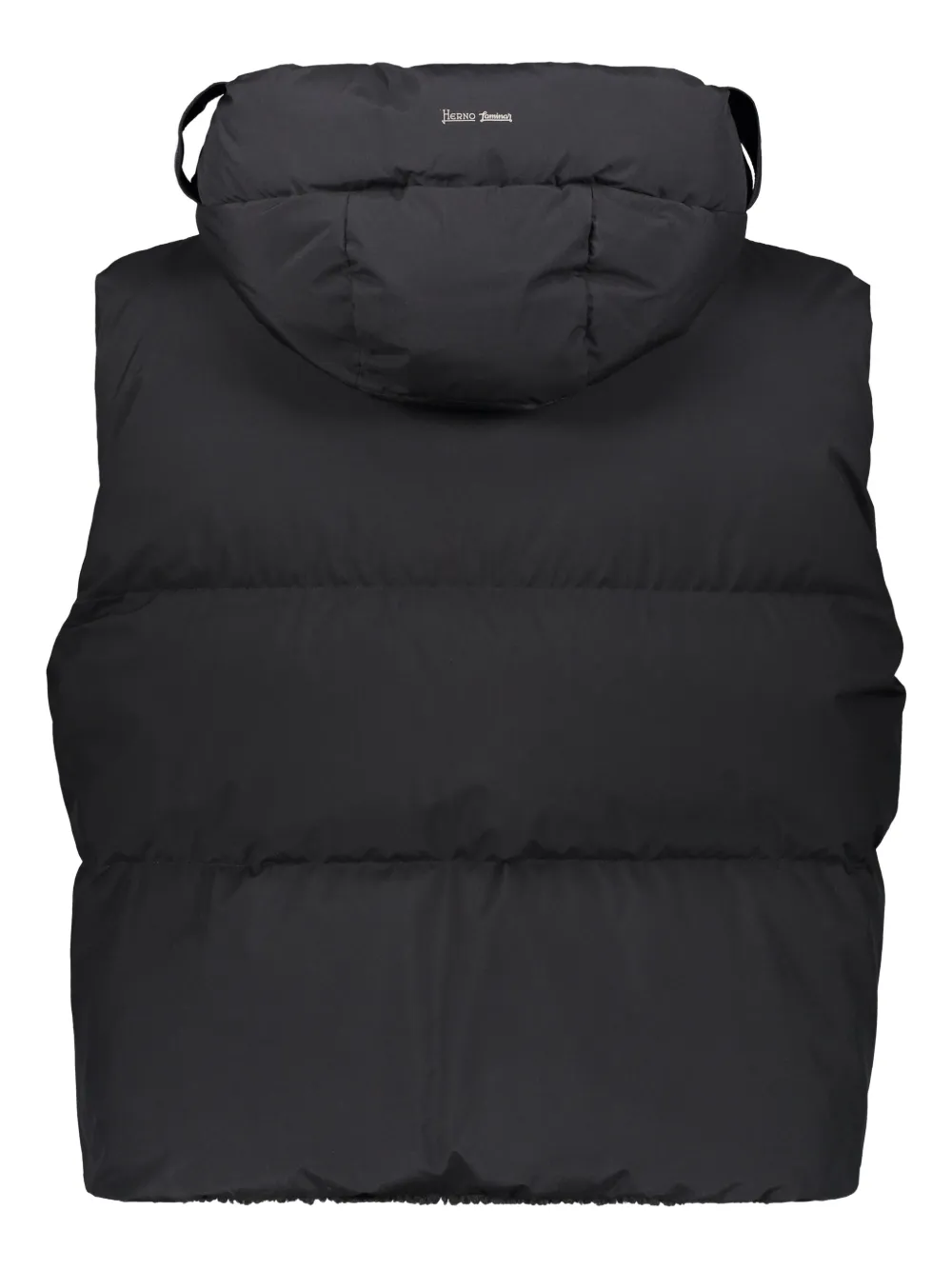 Herno hooded quilted gilet | Black | Image 1