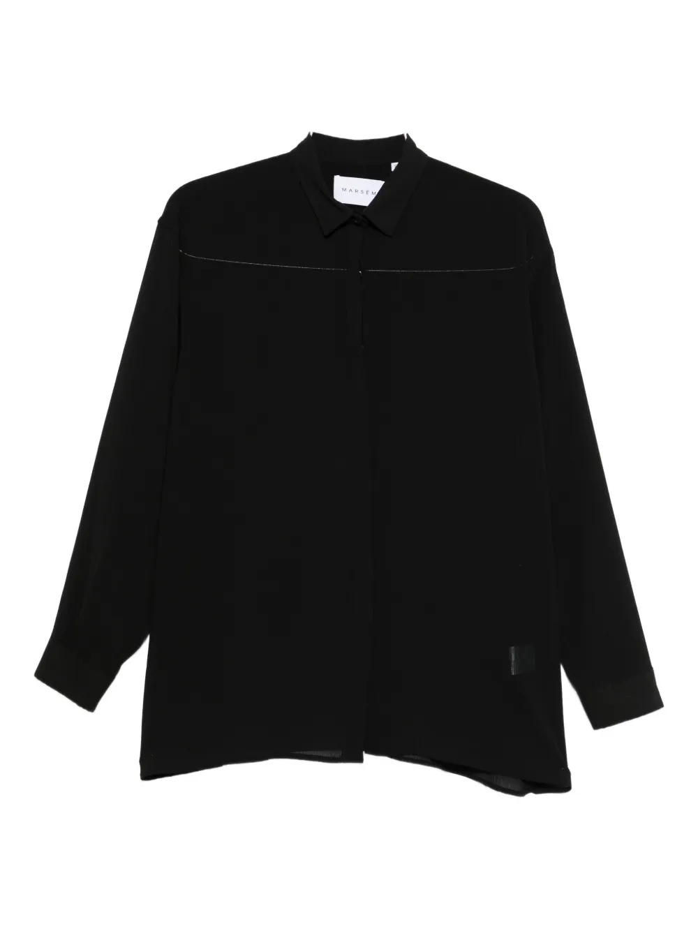 Marsēm Long-sleeve Shirt In Black