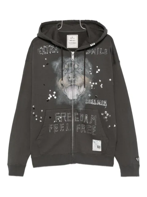 Maison MIHARA YASUHIRO hoodie de algodón con cierre