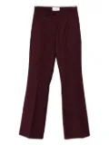 MARSEM press-crease pants - Red